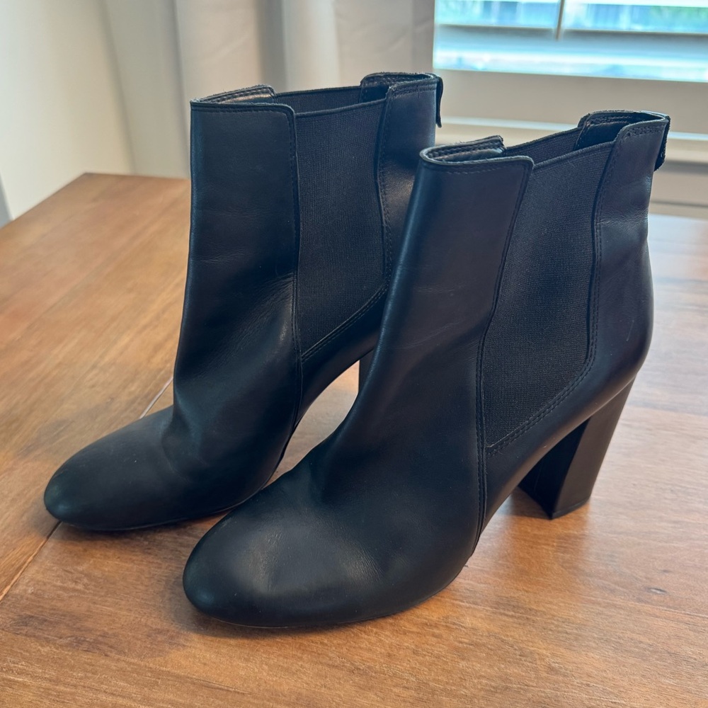 Sam Edelman Black Heeled Boots